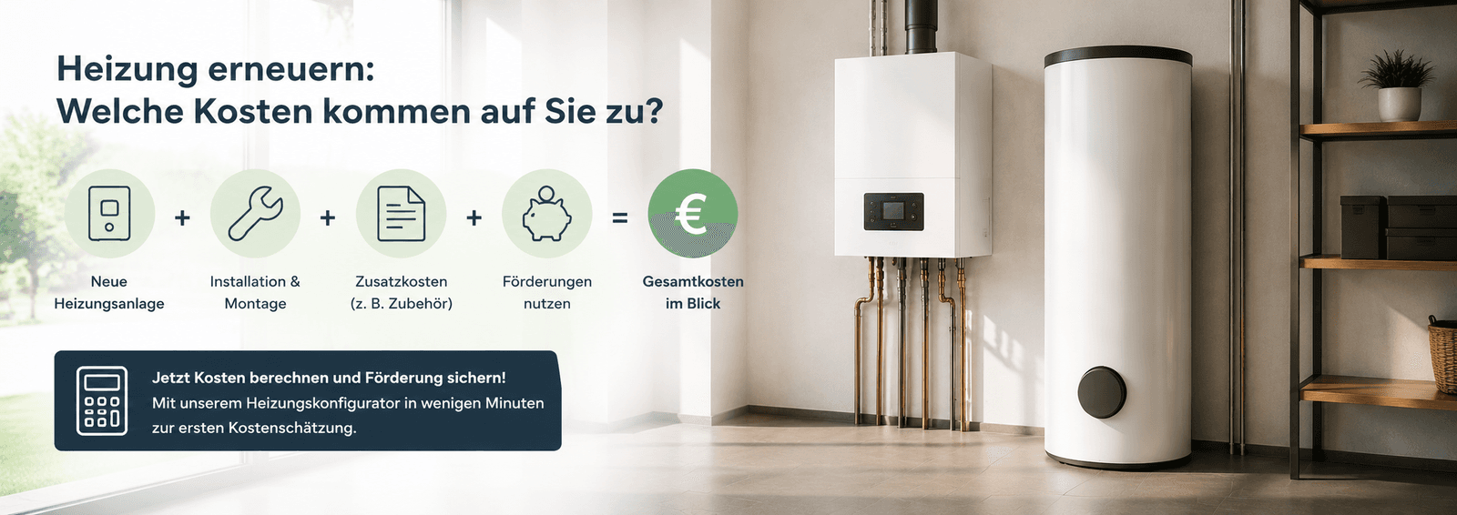 Heizung erneuern: Welche Kosten realistisch sind