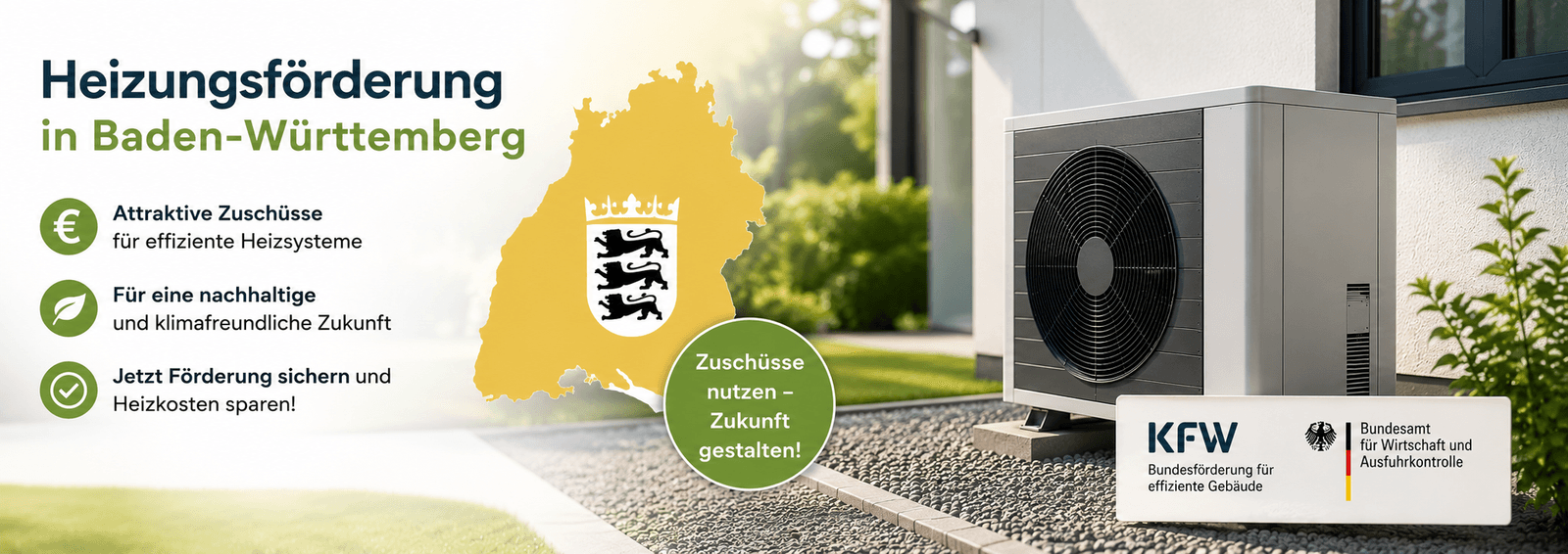 Förderung für Heizungen in Baden-Württemberg