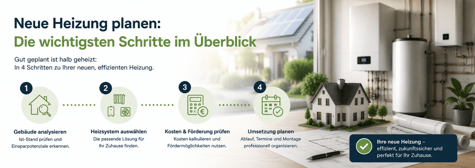 Neue Heizung planen – die wichtigsten Schritte im Überblick