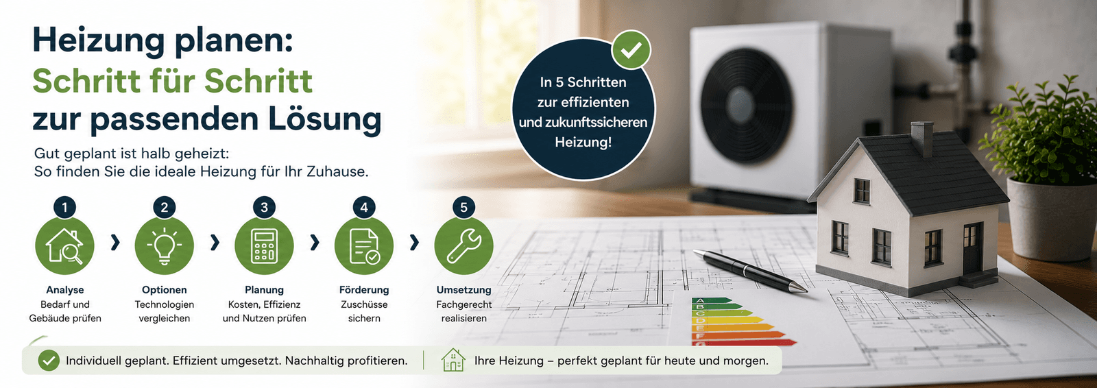 Heizung planen – Schritt für Schritt zur passenden Lösung
